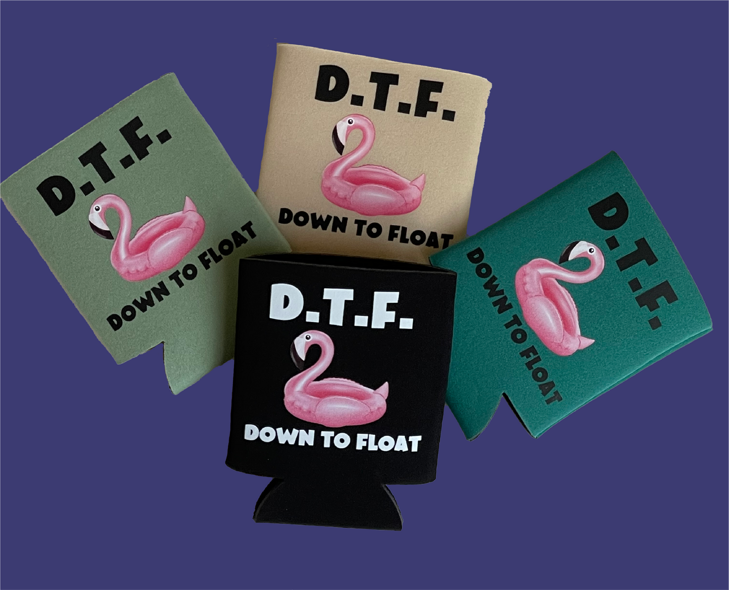 D.T.F. Can Koozie