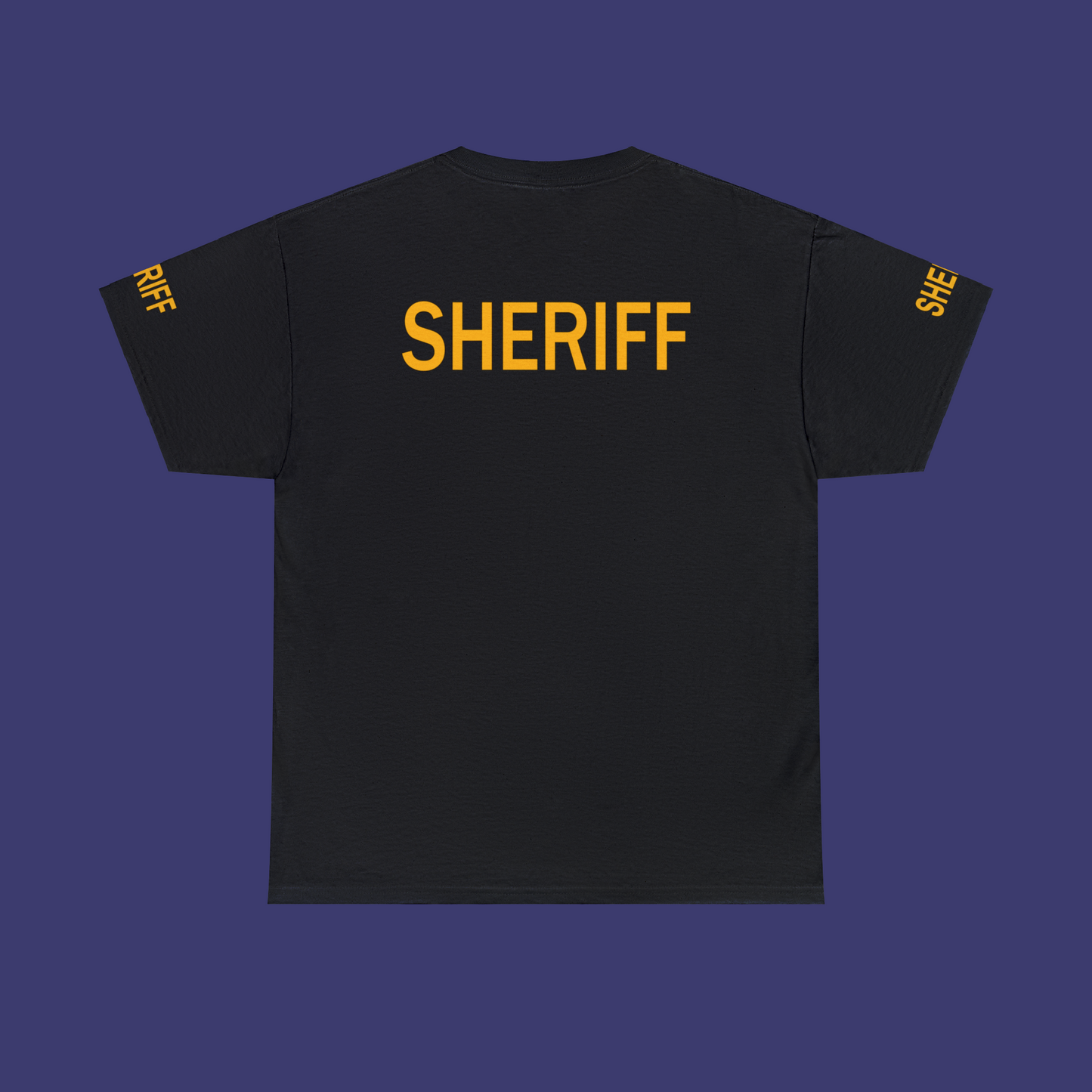 Sheriff T-Shirt with Modern Font