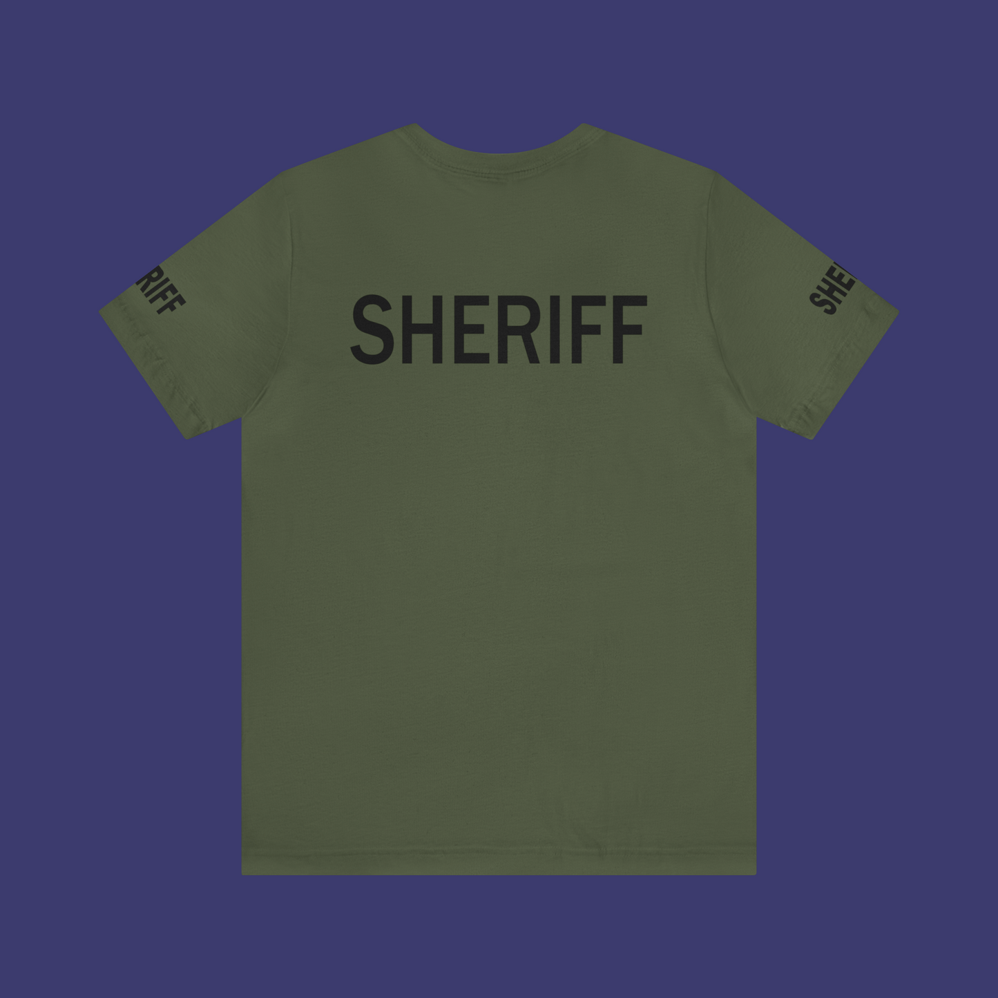 Sheriff T-Shirt with Modern Font