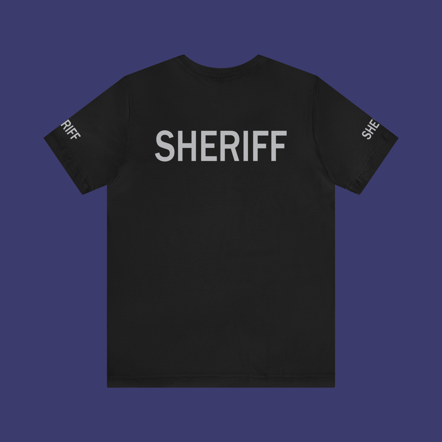 Sheriff T-Shirt with Modern Font