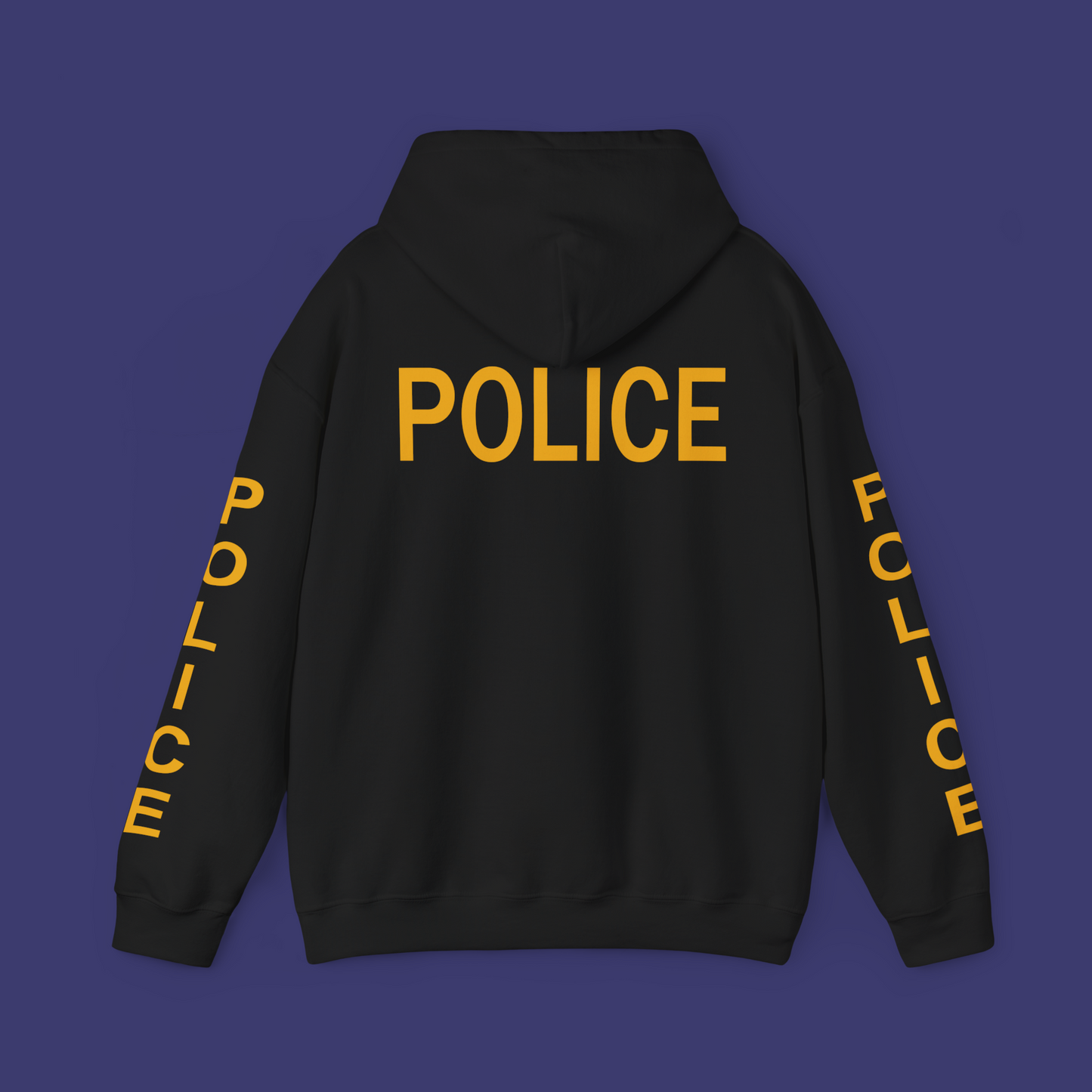 Police Hoodie with Modern Font