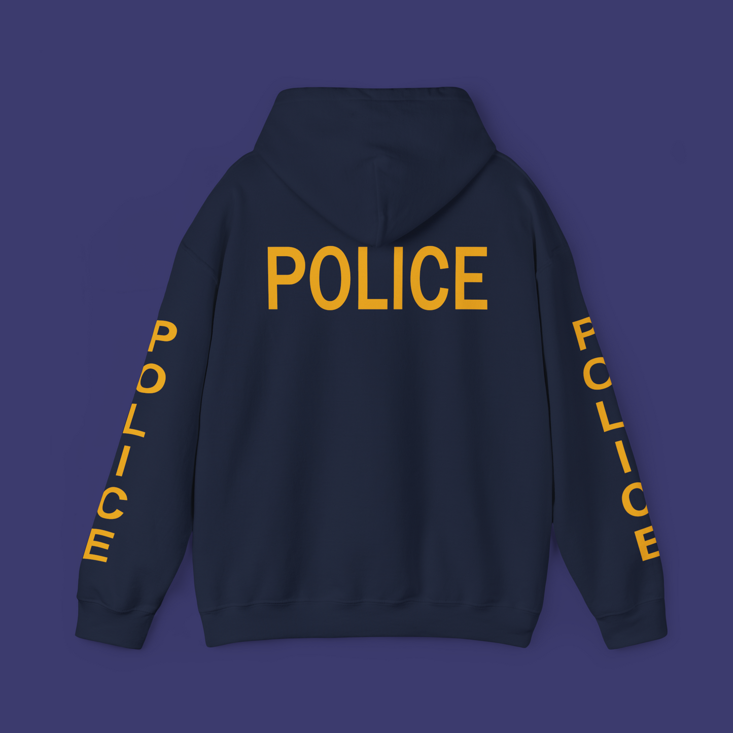 Police Hoodie with Modern Font