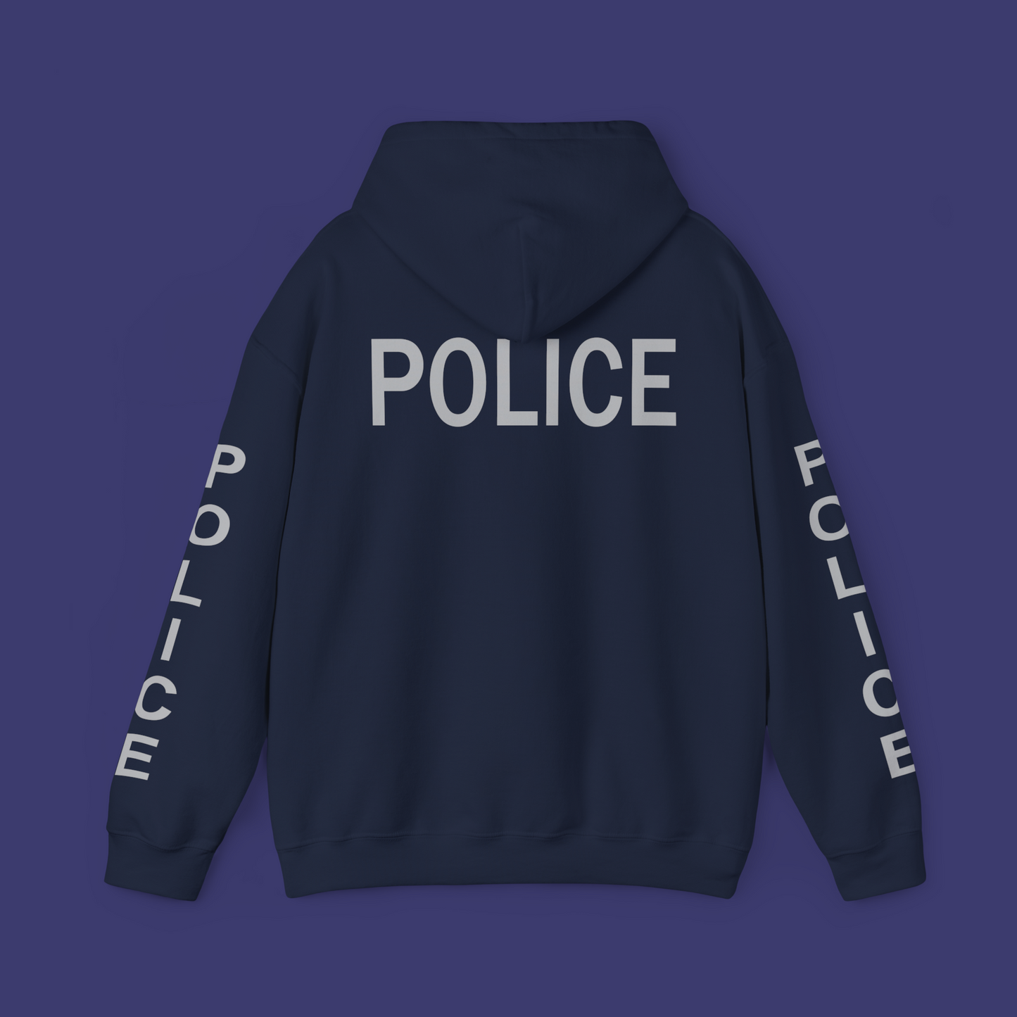 Police Hoodie with Modern Font