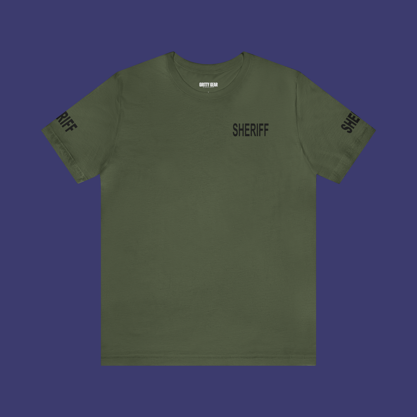 Sheriff T-Shirt with Modern Font
