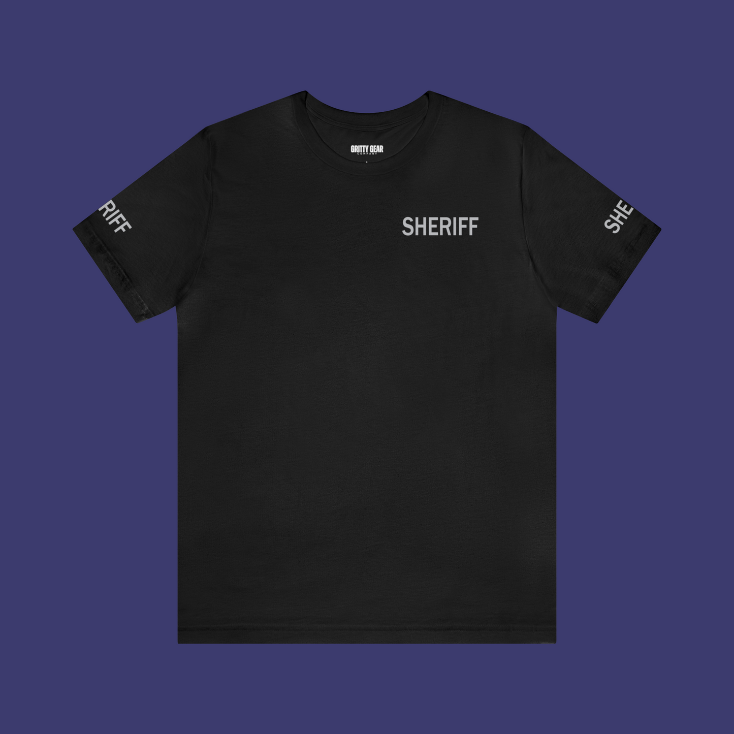 Sheriff T-Shirt with Modern Font