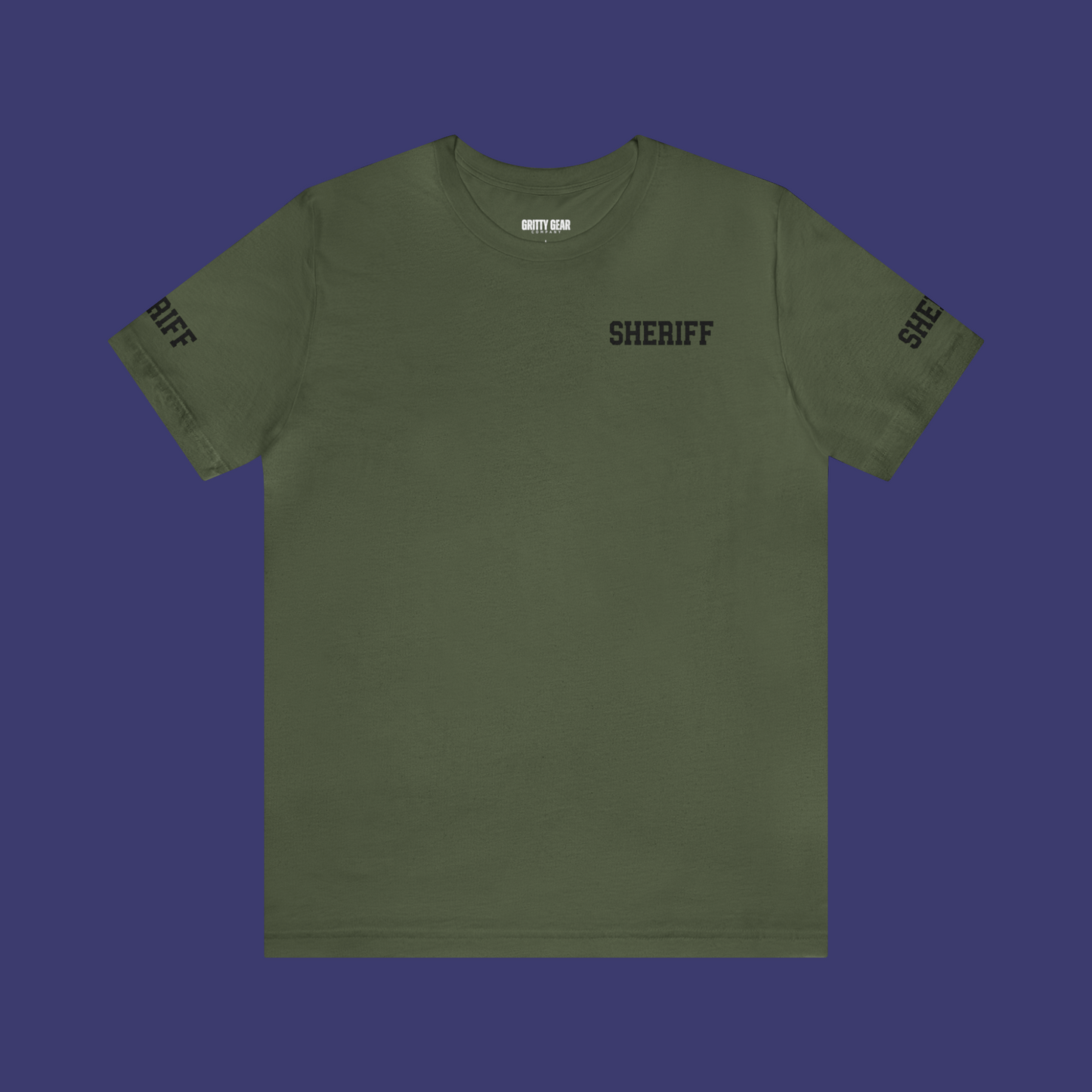 Sheriff T-Shirt with Old-Style Font