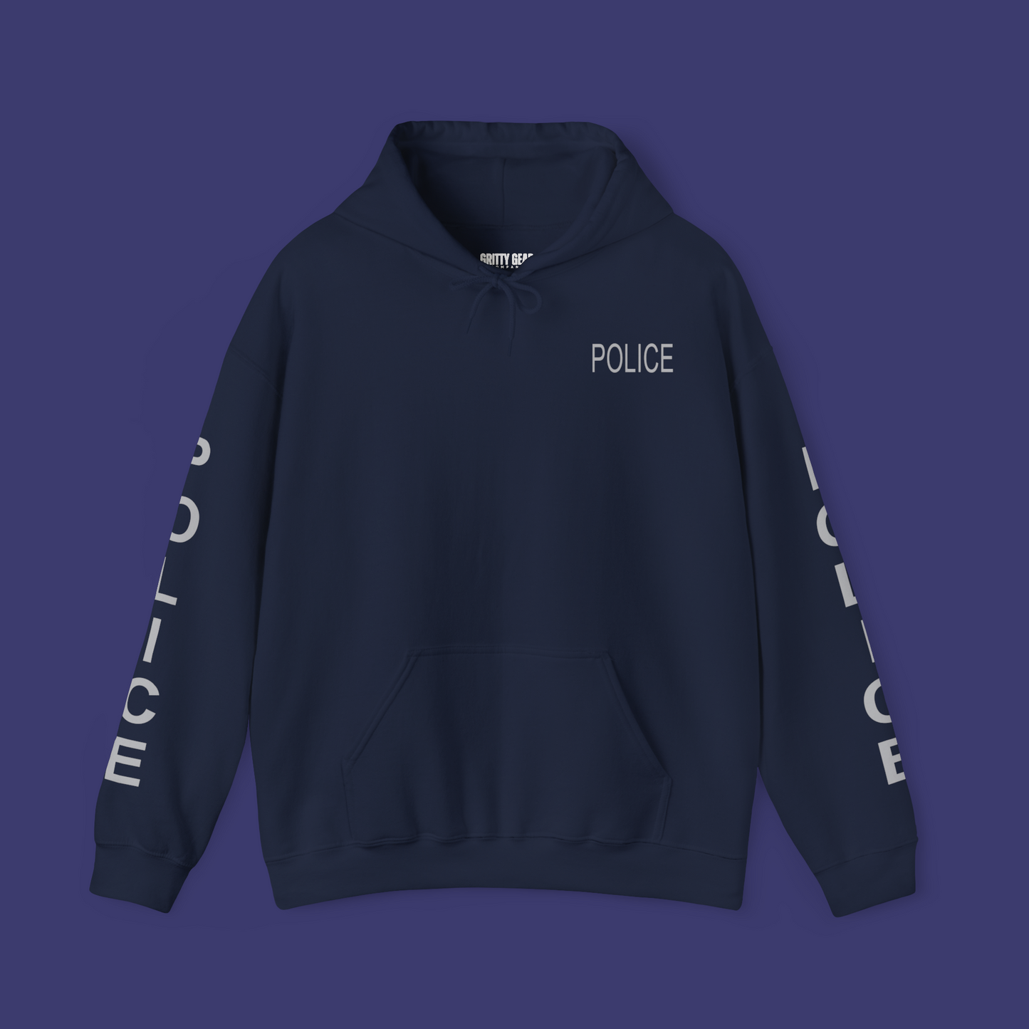 Police Hoodie with Modern Font