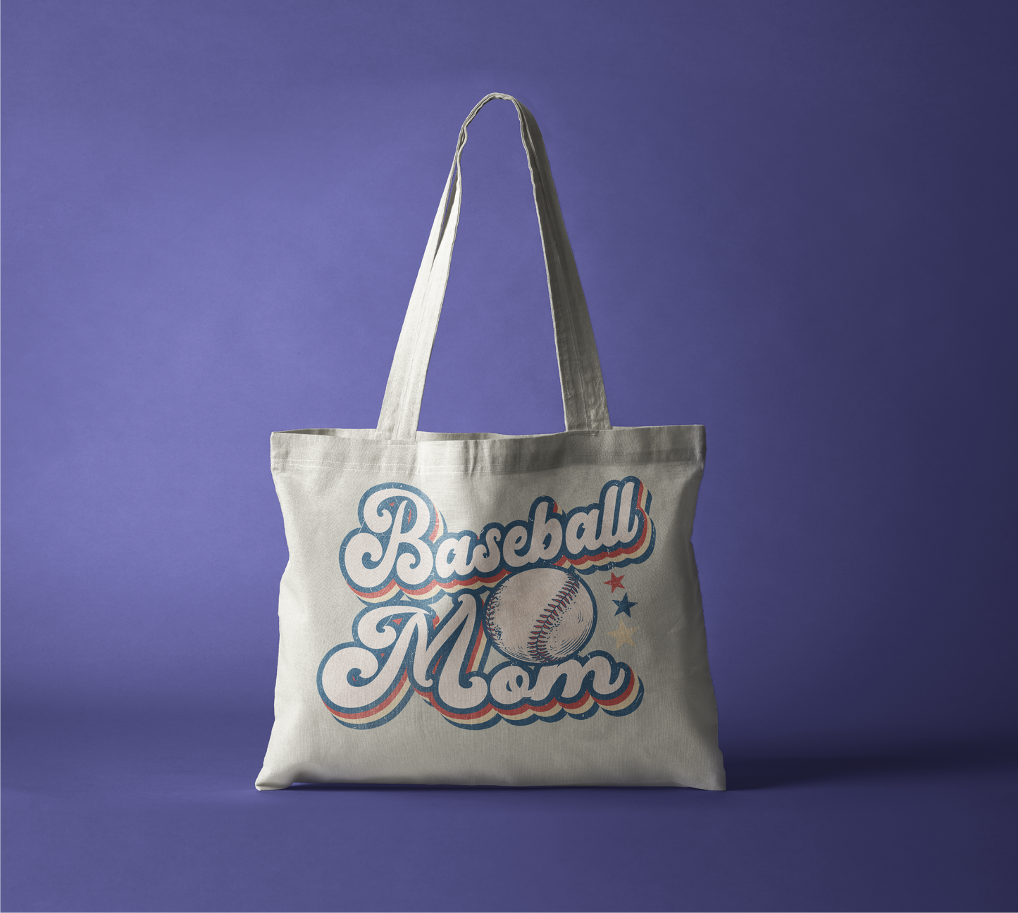 Baseball Mom Zippered Tote
