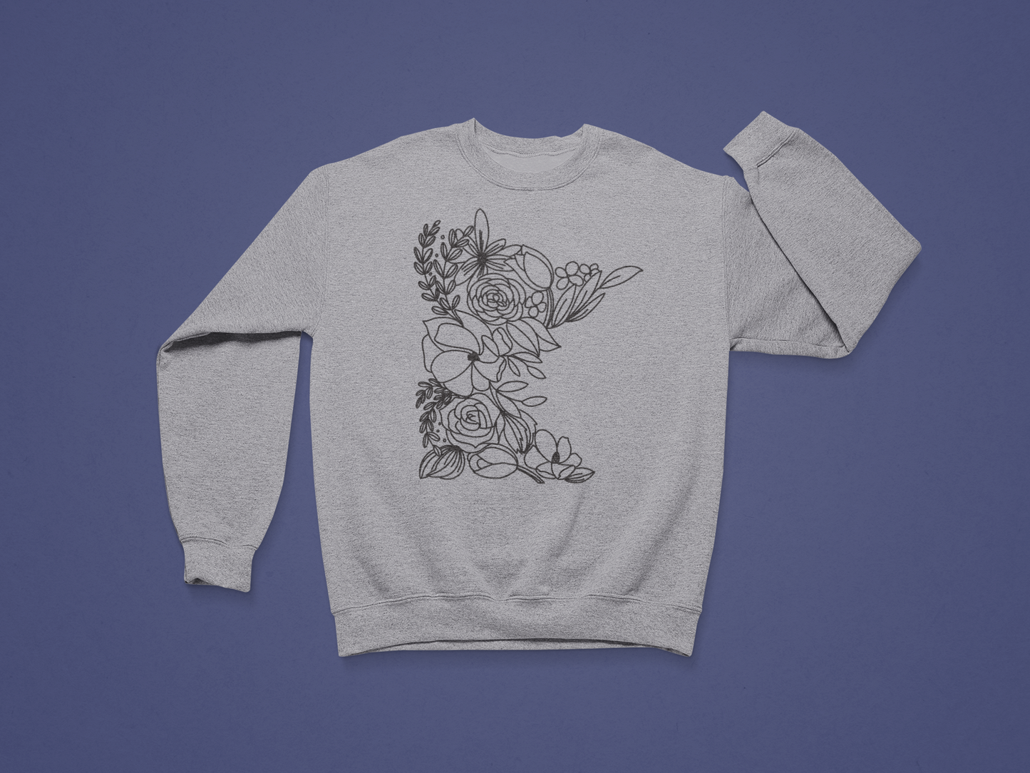Petals of the North Star Crewneck Sweatshirt