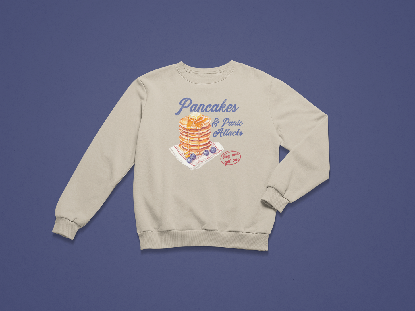 Pancakes & Panic Attacks Crewneck Sweatshirt
