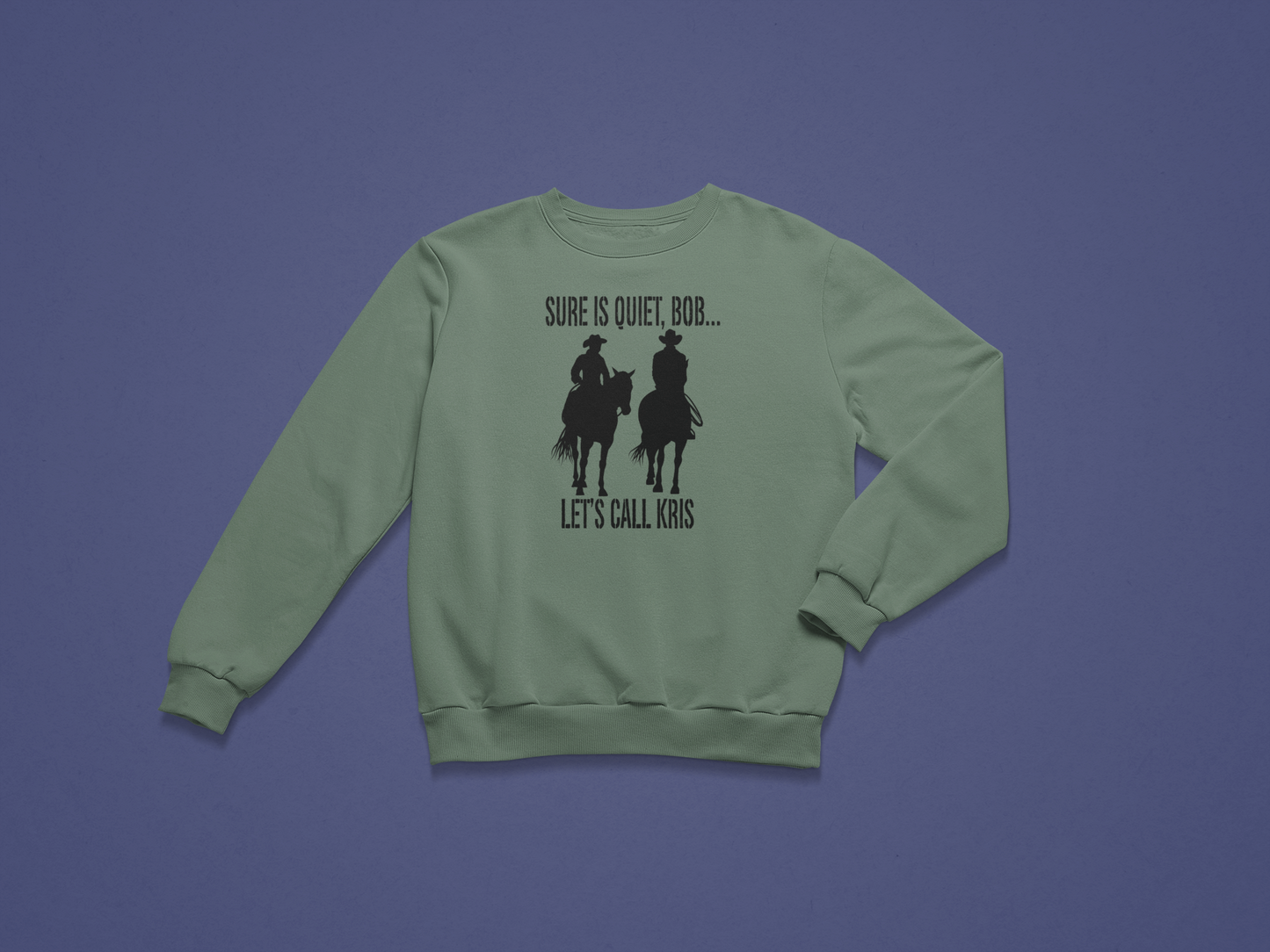Sure is Quiet Crewneck