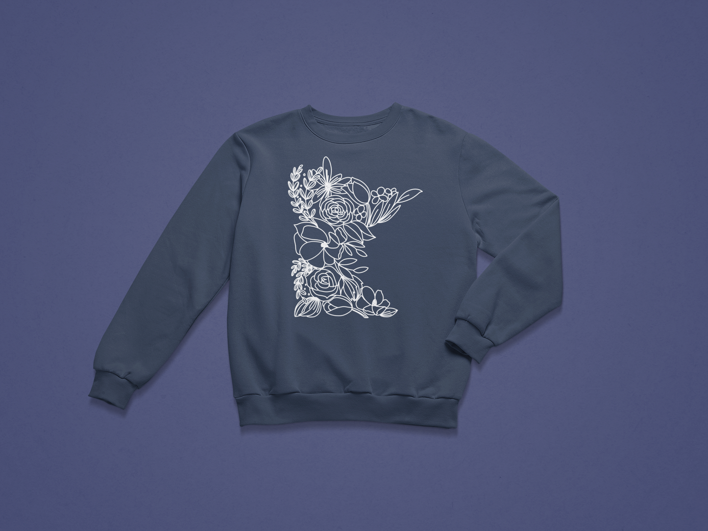 Petals of the North Star Crewneck Sweatshirt