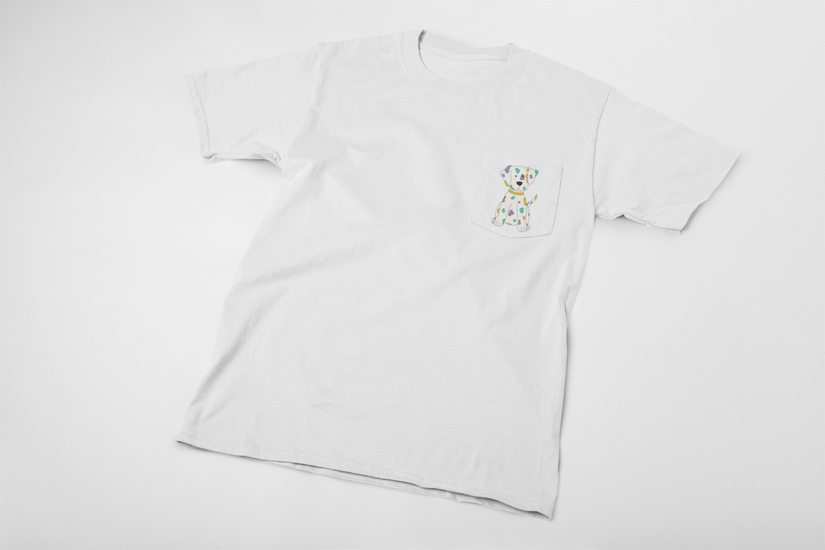 Spot The Dog Pocket T-Shirt