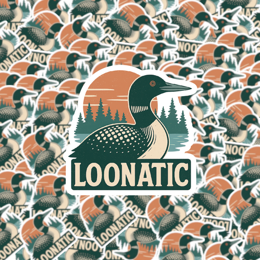 Loonatic Sticker