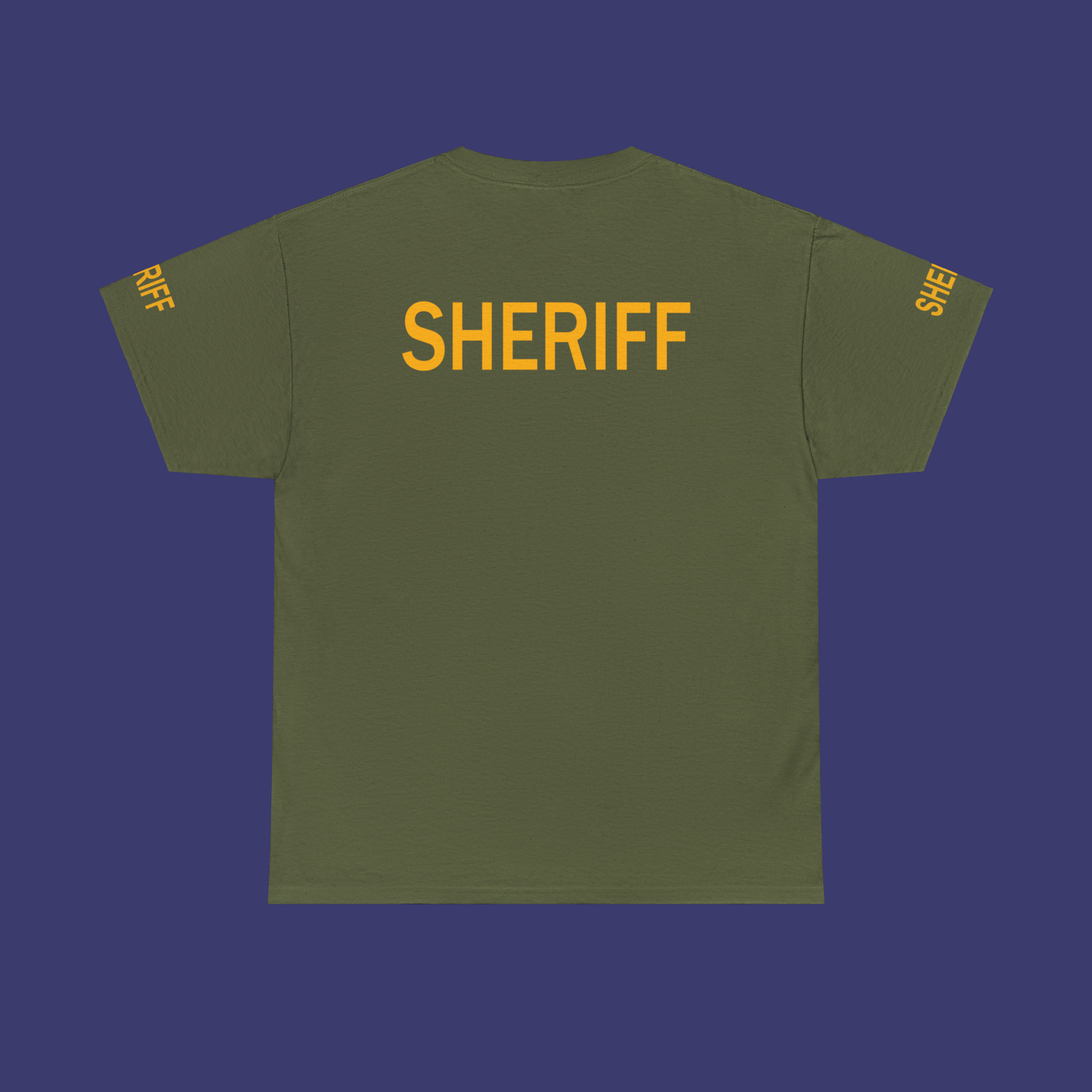 Sheriff T-Shirt with Modern Font