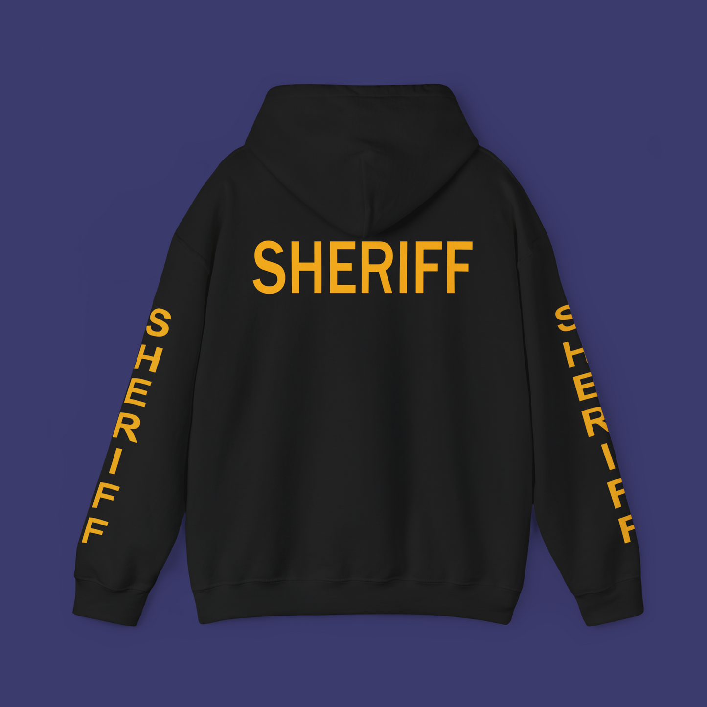 Sheriff Hoodie with Modern Font
