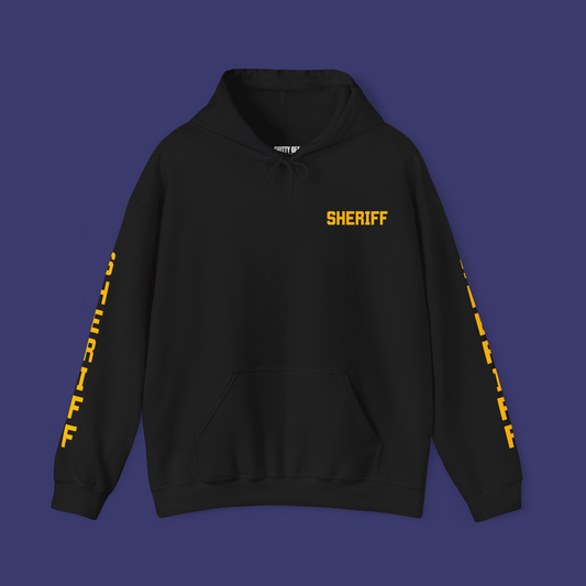 Sheriff Hoodie with Old-Style Font