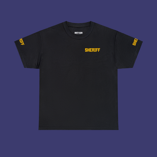 Sheriff T-Shirt with Old-Style Font