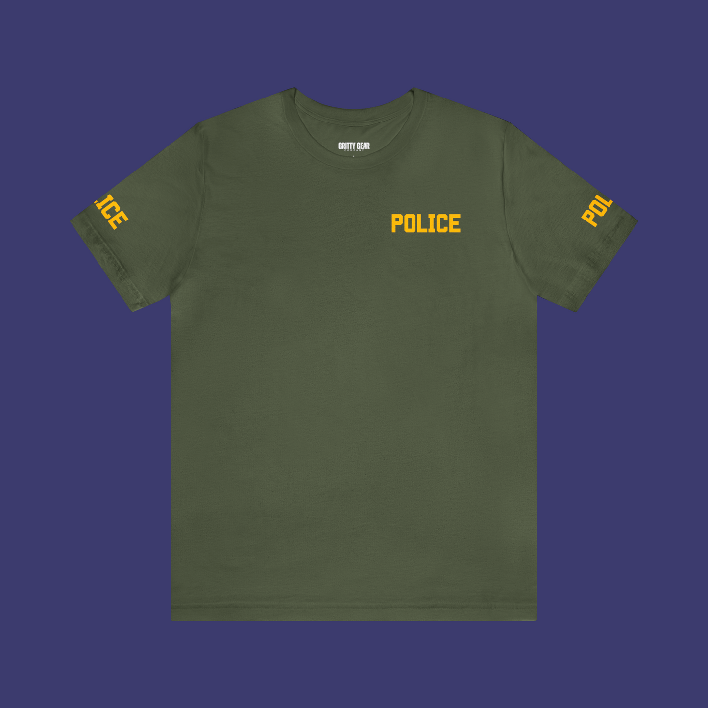 Police T-Shirt with Old-Style Font