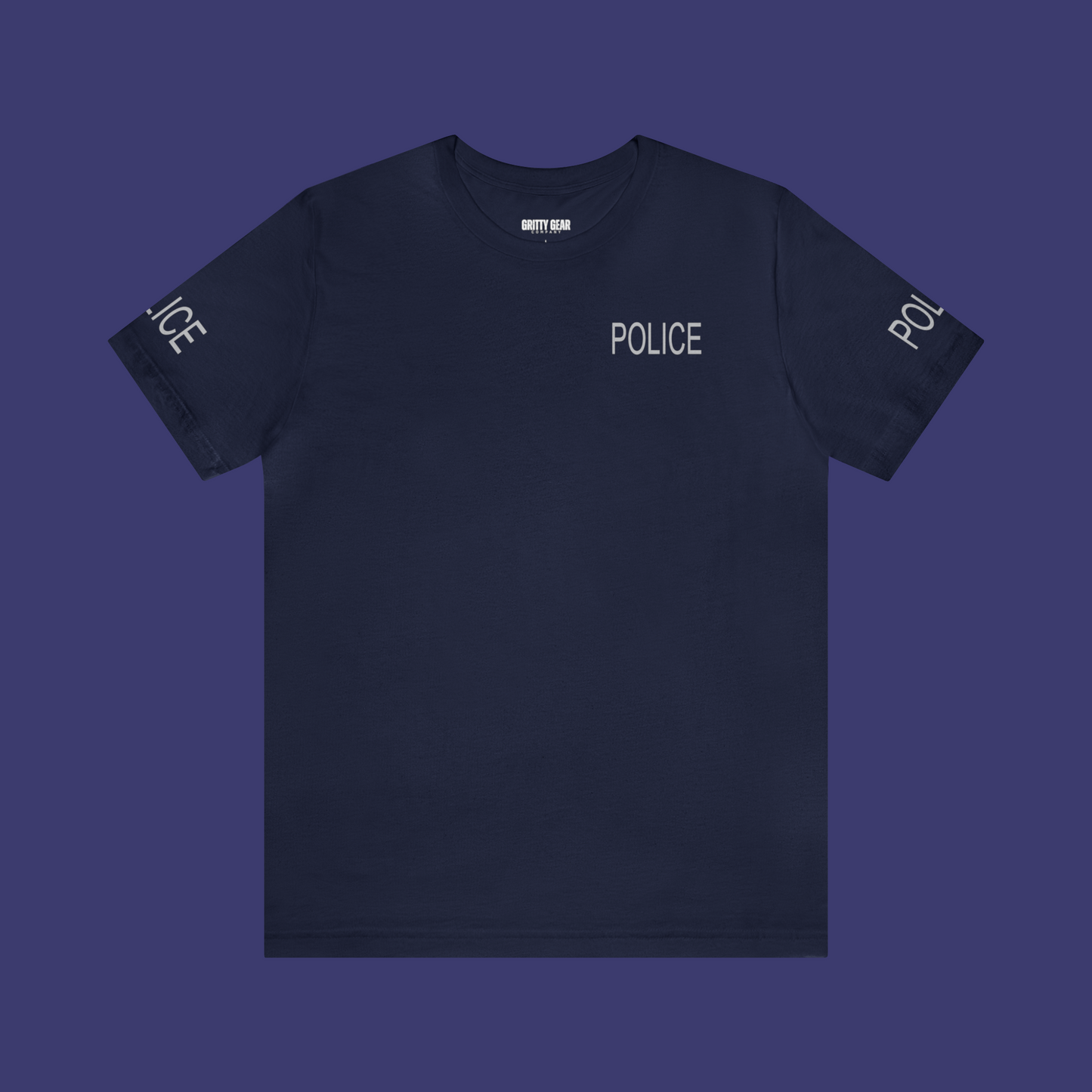 Police T-Shirt with Modern Font