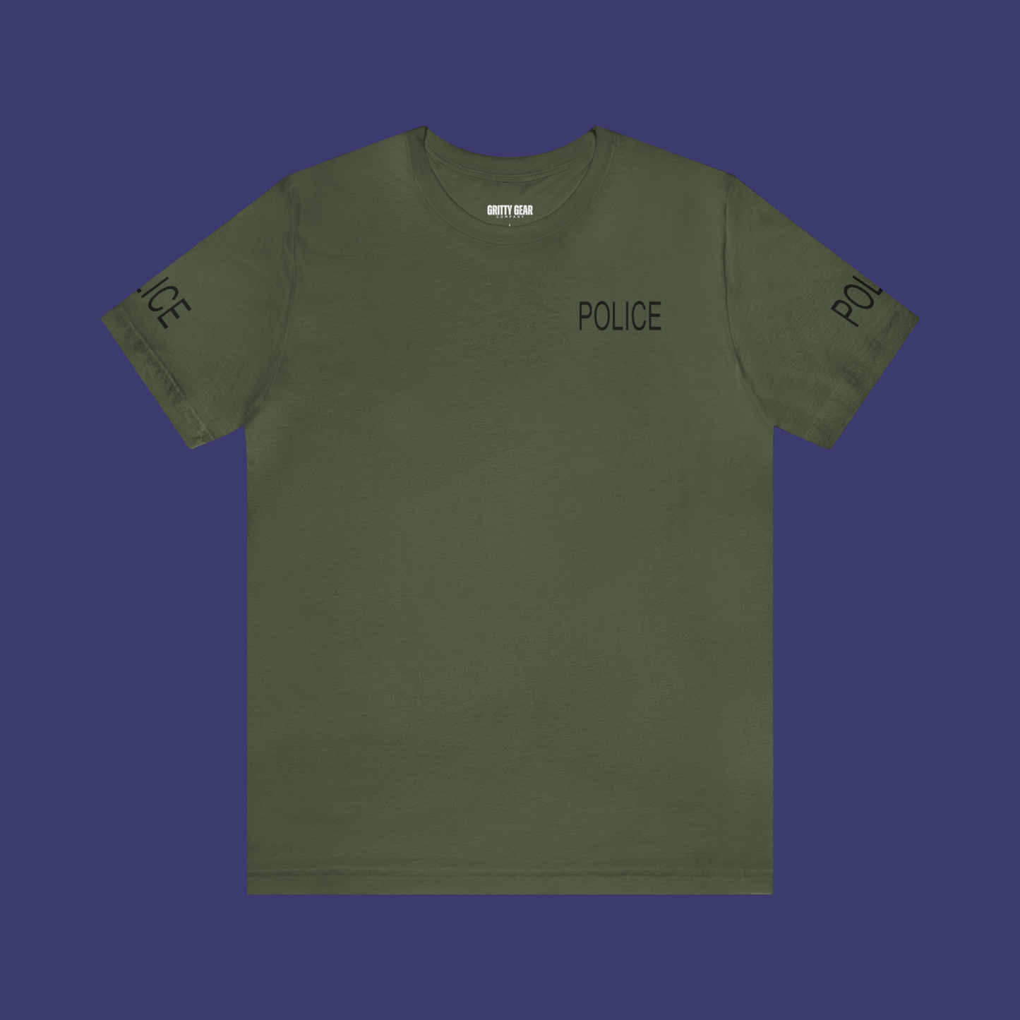 Police T-Shirt with Modern Font