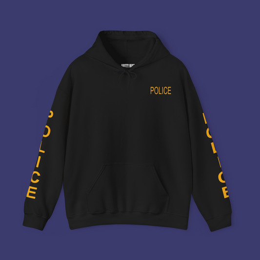 Police Hoodie with Modern Font