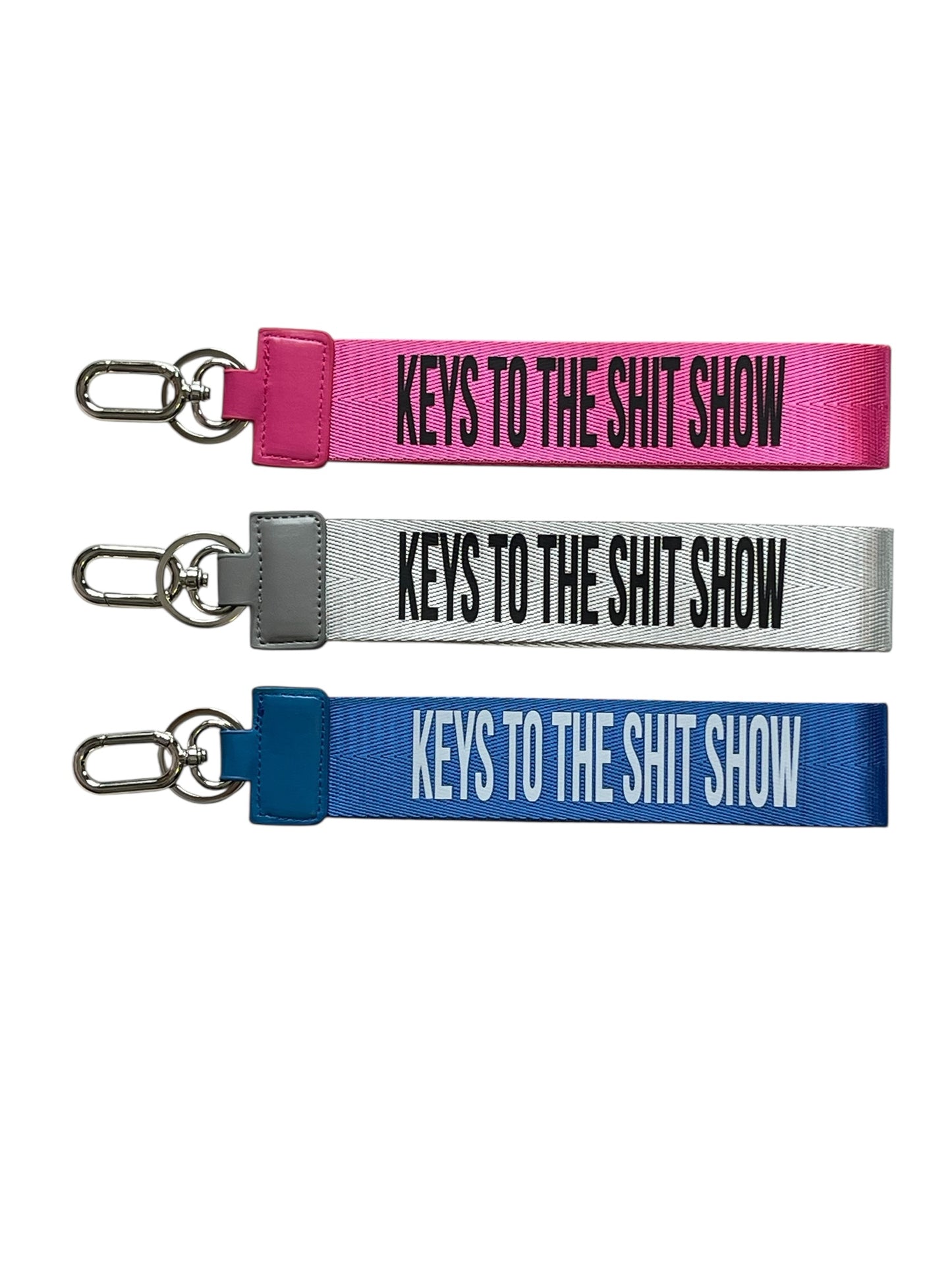 Keys To The Shitshow Wristlet Keychain