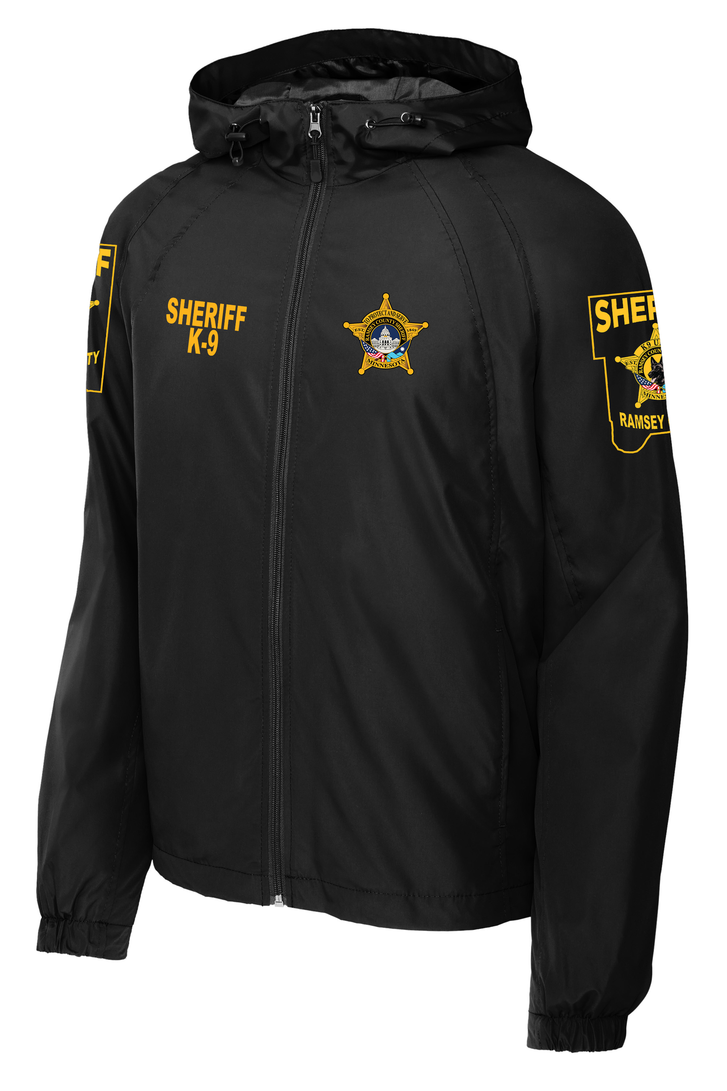 Hooded Raglan Jacket