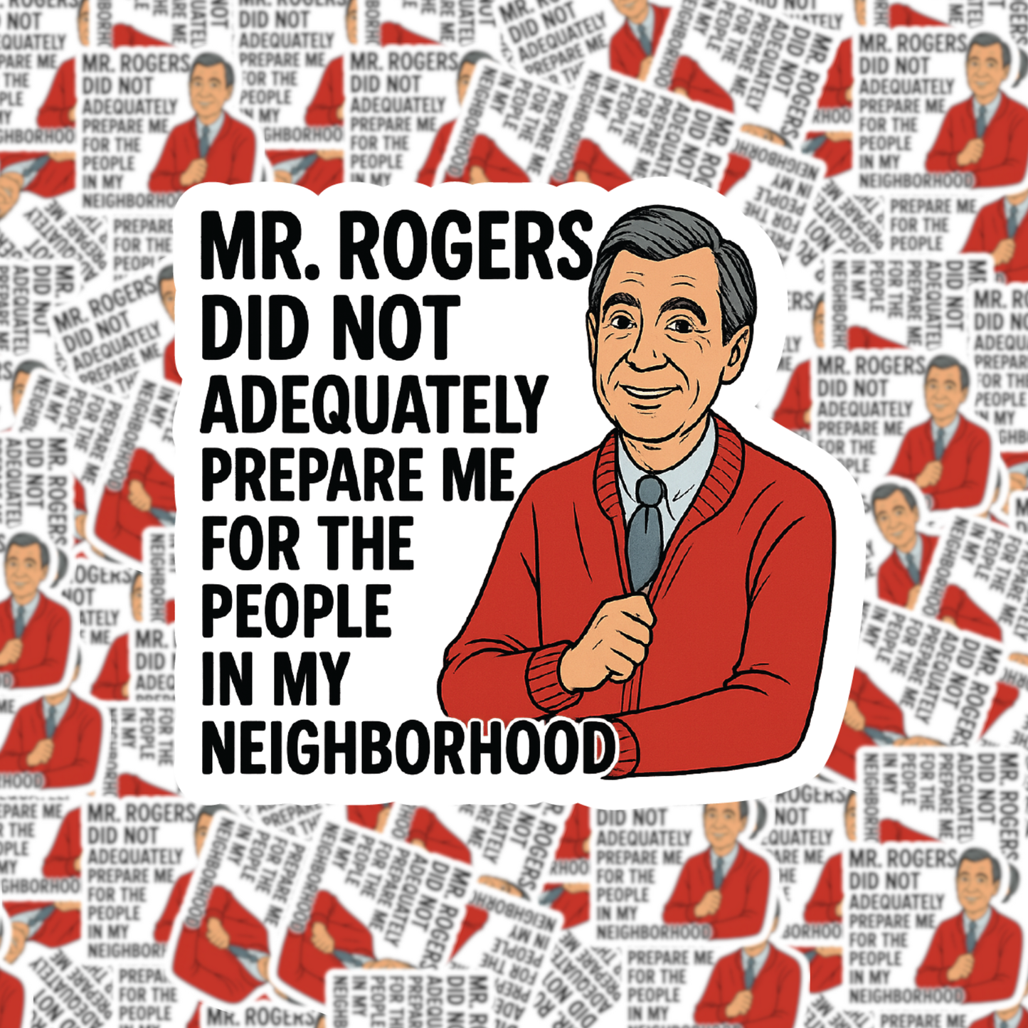 Mr. Rogers Sticker