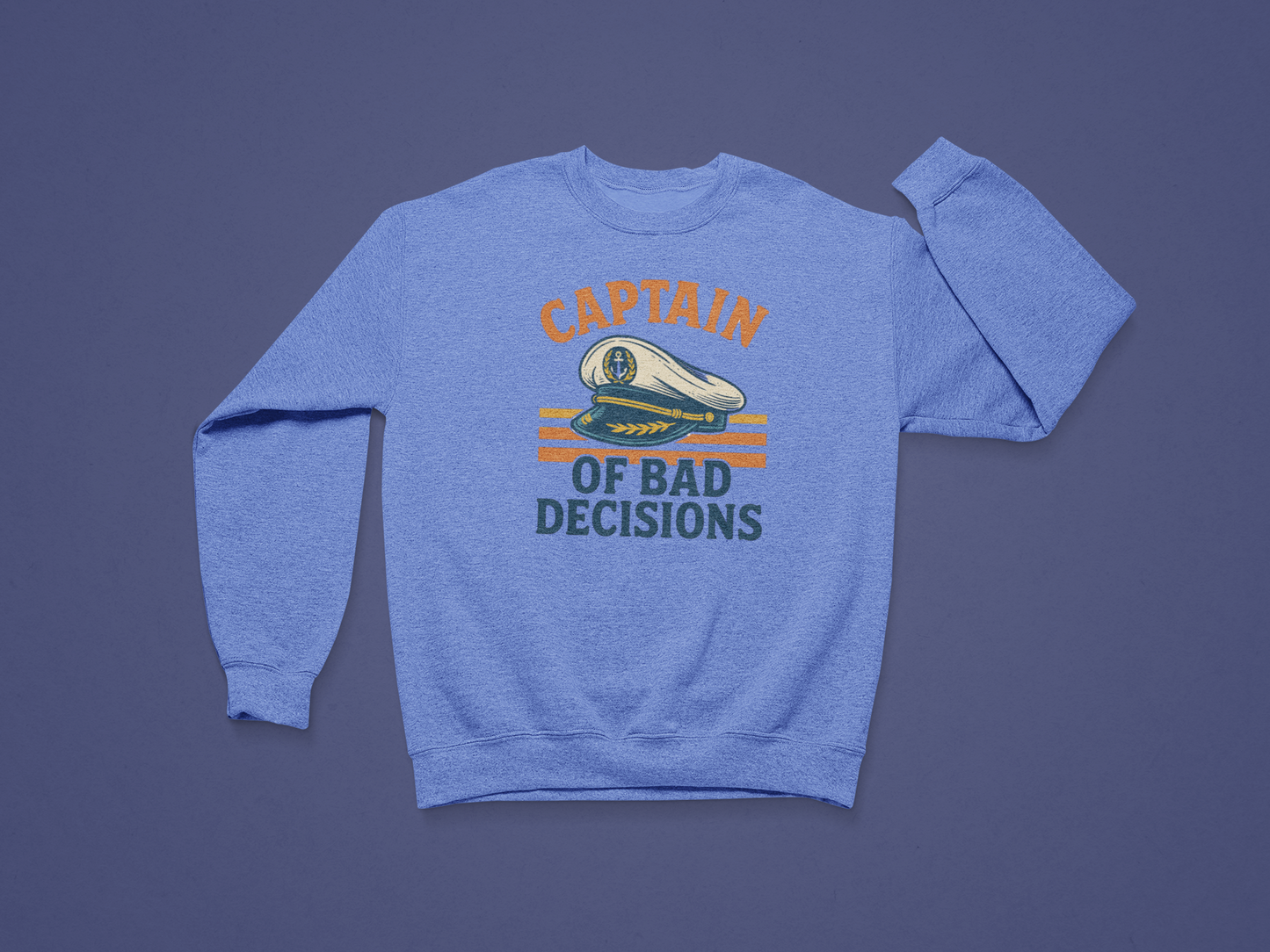 Captain of Bad Decisions Crewneck