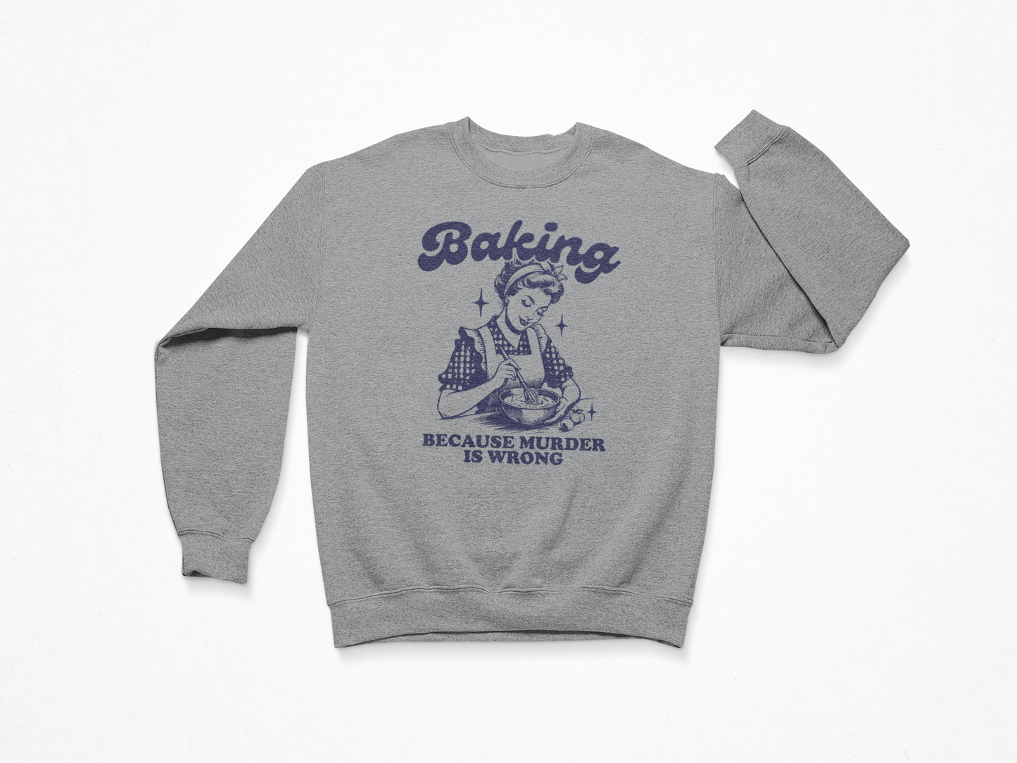 Whisking Justice Crewneck Sweatshirt