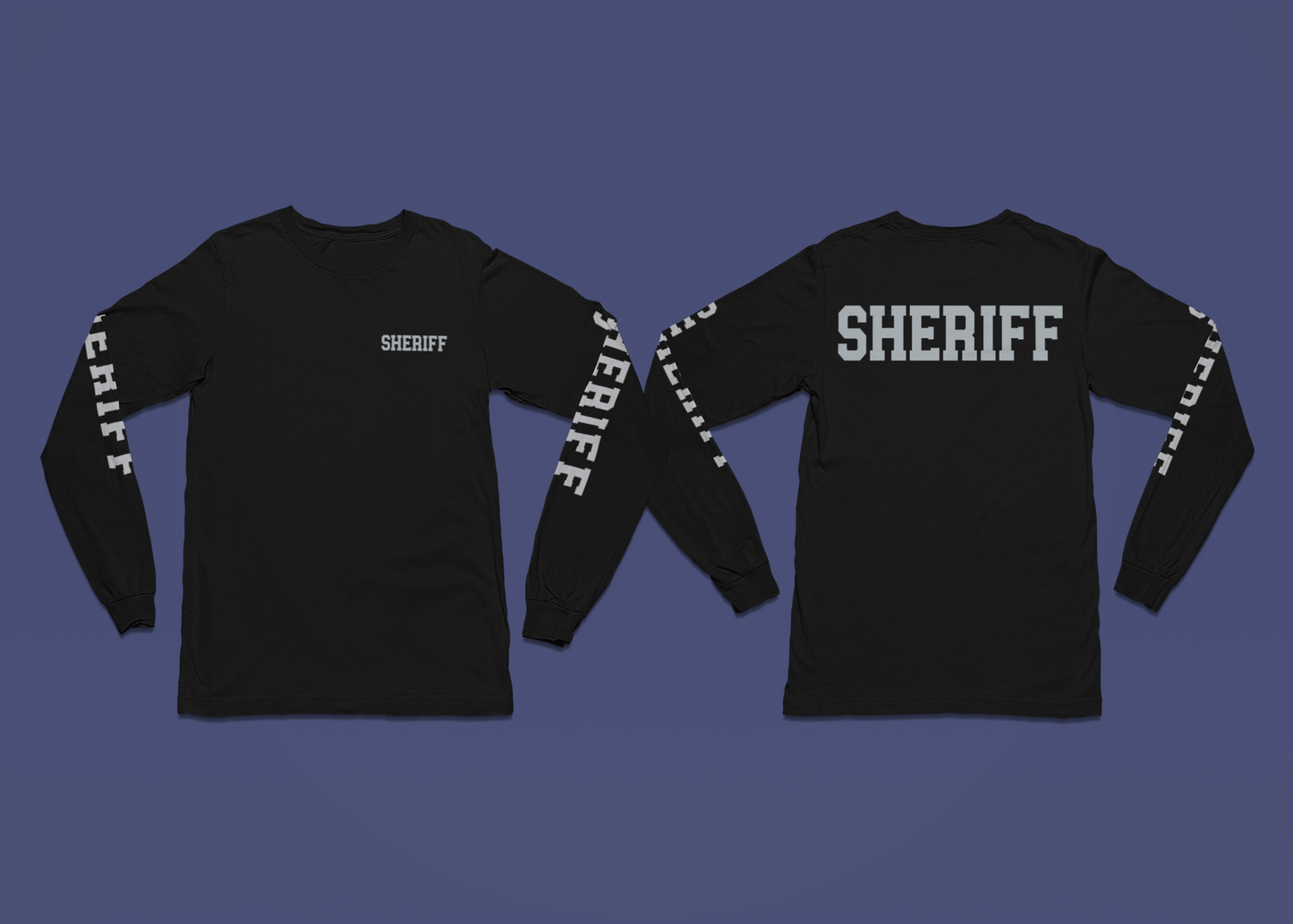 Sheriff Long Sleeve with Old-Style Font