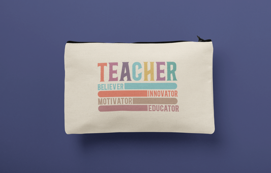 Teacher Traits Zippered Pouch