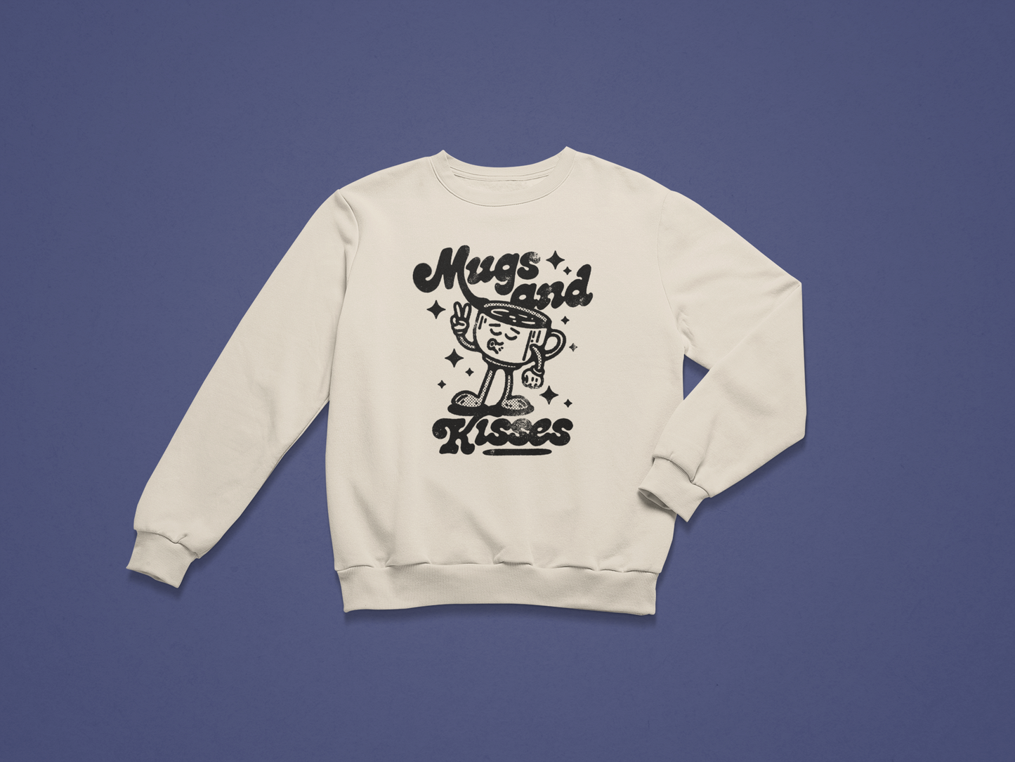 Mugs and Kisses Crewneck Sweatshirt